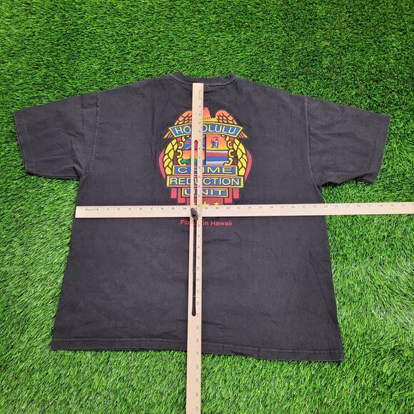 Vintage 90s CSI Honolulu Shirt L/XL 23x27 Film Crew - Picture 5 of 16